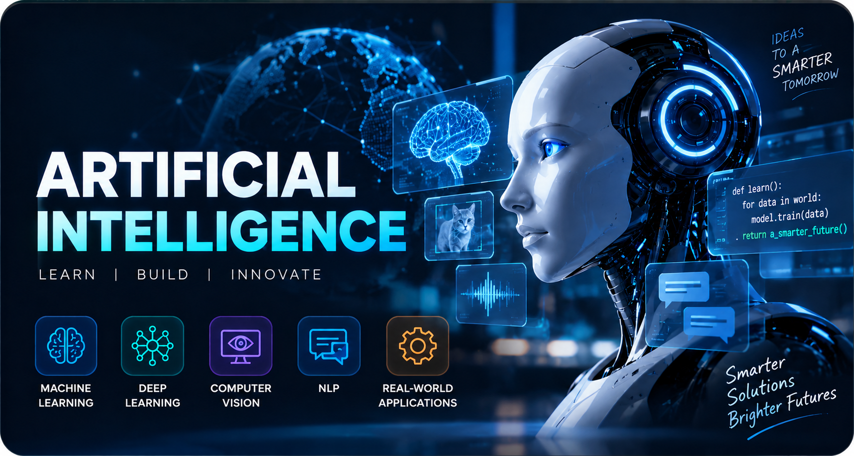 Artificial Intelligence program illustration